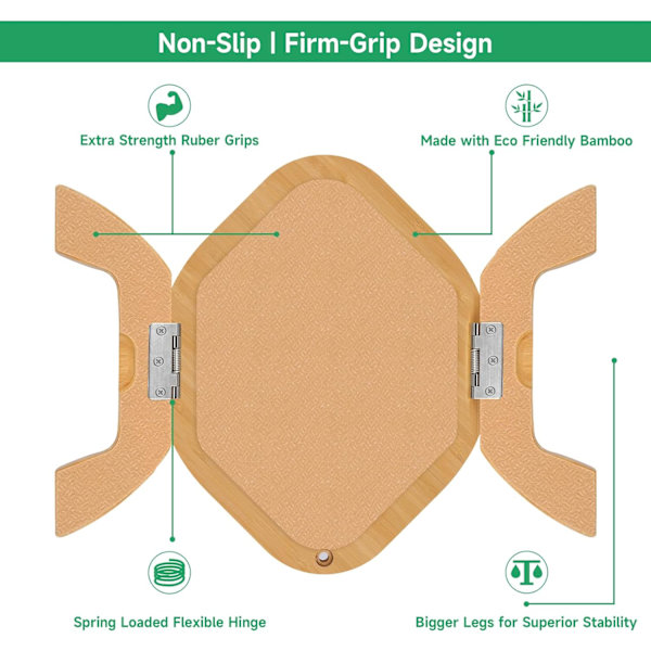 Bambus Sofa Arm Tray Bord med Roterende Mobilholder, Stabil Sofa Armlæn, Klips-På Sofa Tray Bord til Brede Sofaer