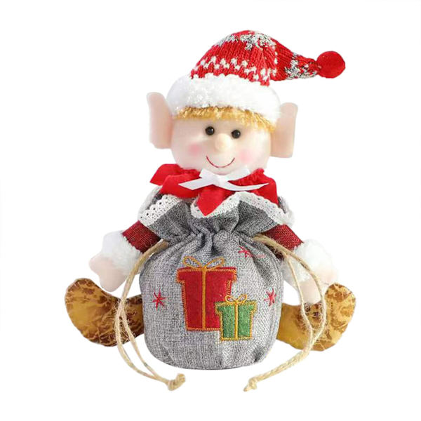 Kreativ presentpåse dekorativ väska tecknad förvaring under 5 (tomte)