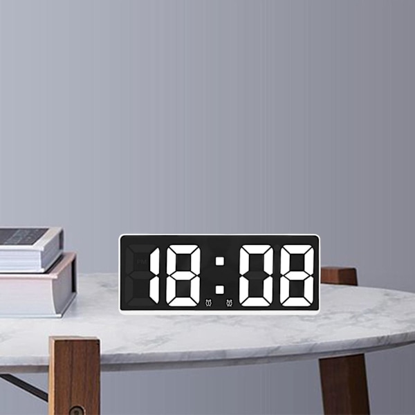 Digital väckarklocka för sovrum med temperaturkontroll