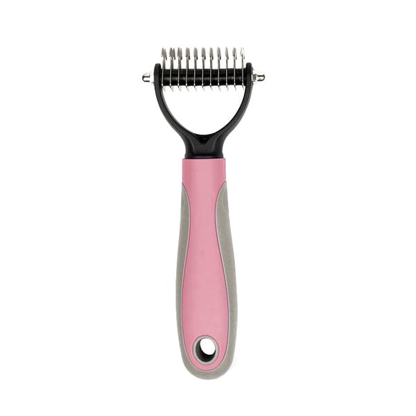 Dobbeltsidig kjæledyrhårbørste Rosa S Rosa Pink S