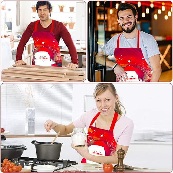 Julköksförkläde, Tryckt Förkläde Julköksbakning, Kreativt Kockförkläde, Rolig Presentförkläde