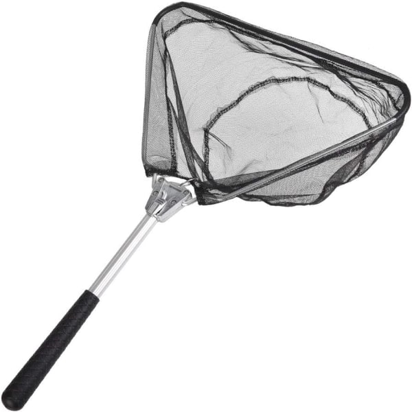 Fiskehåv, hopfällbart triangulärt dammnät i aluminiumlegering