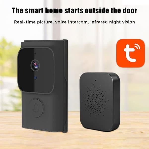 WiFi Smart Video Dörrklocka Kamera Dörrklocka 720P Smart Video Dörrklocka