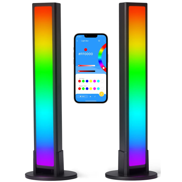 Smart LED Light Bar-RGB-lampa med flera ljuseffekter och musiklägen Ljus-TV-bakgrundsbelysning/Rumsdekoration/Skrivbord/Speltillbehör Saker