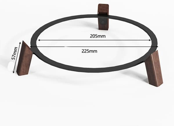 Högtalarstativ för Harman Kardon Aura Studio 4 och Studio 3, Metallstativ Skyddande Ljudbas.