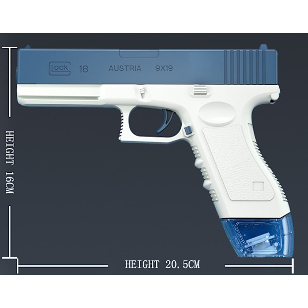 Elektrisk Vandpistol, Automatiske Sprøjtepistoler, Sommer Pool Strand Udendørs Blå