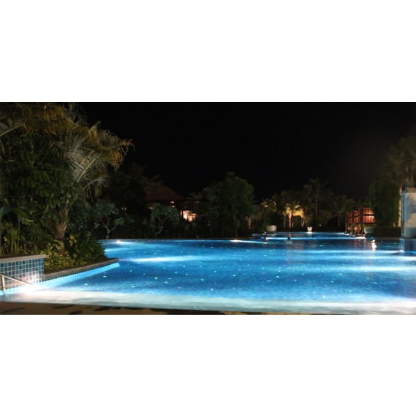 18W Varmvit LED Pool Light PAR56 Ljus 12V DC/AC, Vattentät