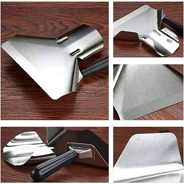 Pommes Frites-Skole, Rustfrit Stål Fry Bagger Scooper Chip