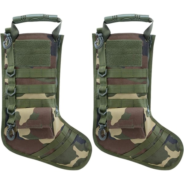 2 kpl Tactical Xmas -sukkahousu kahvalla Military Gear -naamiointi