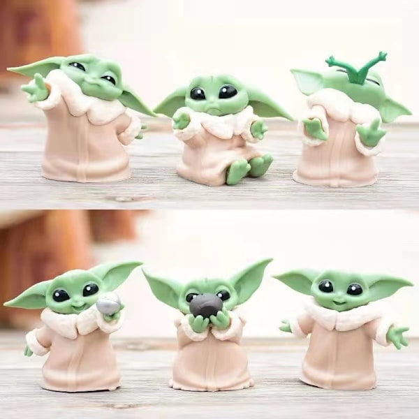 6 Star Wars The Child Animatronic Edition Baby Yoda -hahmo, Mandalorian-lelu lapsille