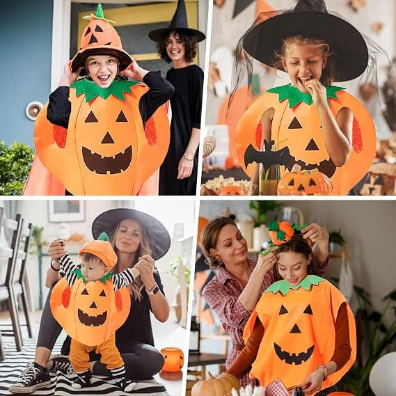 Matchende Halloween-kostymer for foreldre og barn—barn