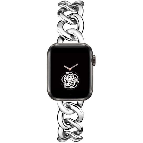 Klassisk gullkjede smartklokkearmbånd for kvinner 38 mm 40 mm 41 mm 42 mm 44 mm 45 mm Kompatibel med Apple Watch Series 9 8 7 SE 6 5 Elegant erstatningsreim