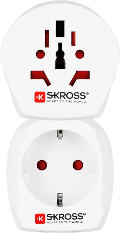Adapter Combo Verden til Storbritannia White 107