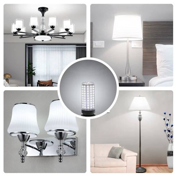 Led E27 -maissin muotoinen lamppu 30w viileä valkoinen 6000K ei himmennettävä 3kpl