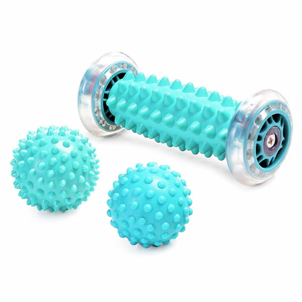 Fodmassage Rullesæt, Muskelmassager til Plantar Fasciitis, Muskelgendannelse, Myofascial Release