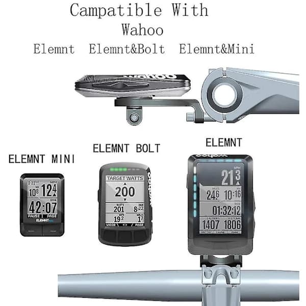 Wahoo Feste, Out Front Combo Sykkel Feste for Wahoo Elemnt, Wahoo Elemnt Bolt, Wahoo Elemnt Mini og Kamera (wahoo Feste)