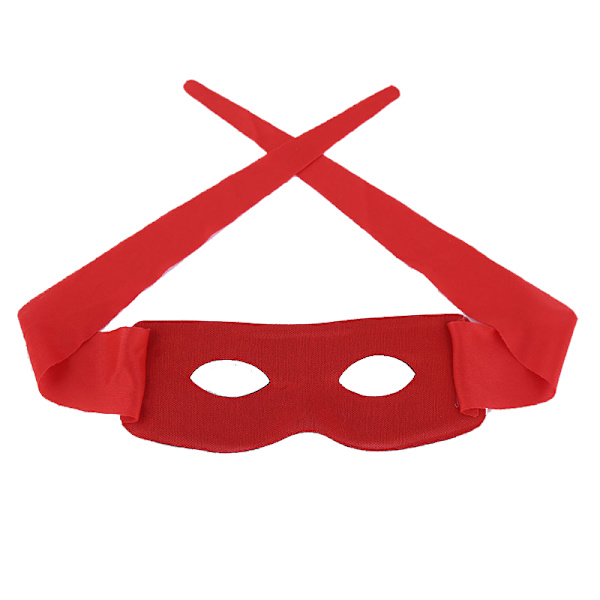 2-pack Halloween-kostym ögonmasker Maskeradmasker Cosplay-festkläder Tillbehör (röd)