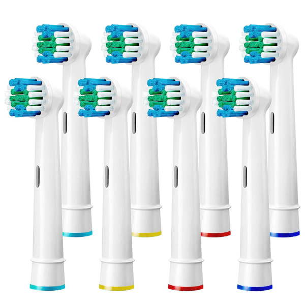 Erstatningstannbørstehoder som er kompatible med Braun Oral B elektriske tannbørster, klassisk presisjons rent børstehode Fit Professional Care