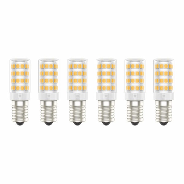 E14 LED-lampor, 5W (motsvarar 50W) Varmvit 3000K 6st