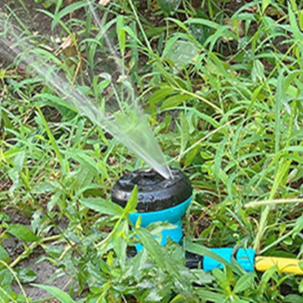 Hageroterende dryppspreder vanningsdyse jordplugg-in sprinkler for hage gårdsplass uteplass bruk