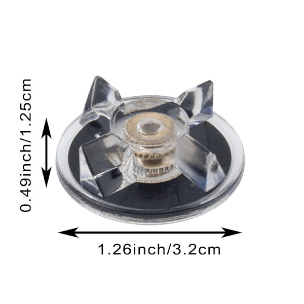 2 Par Clutch-baser og Blader for 250W 600W 900W Bladgir Blender Juicer Tilbehør