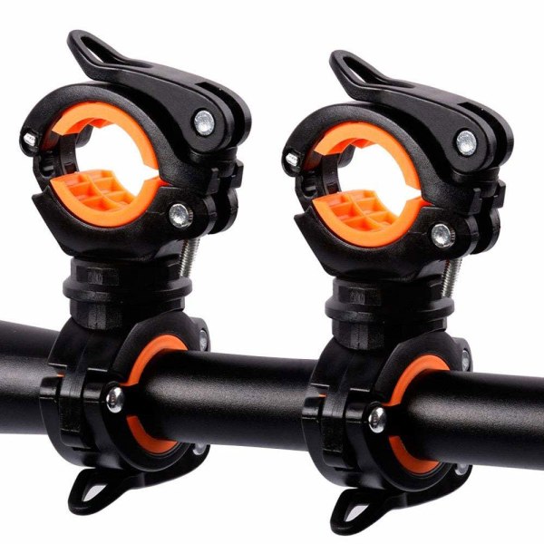 2Packs Bike Torch Clamp,Bike Flashlight Mount,Bike Torch bracket