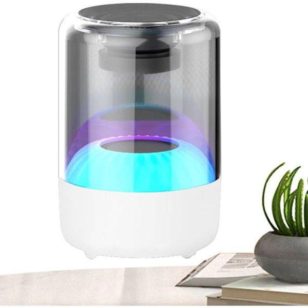 Bluetooth Högtalare Smart Högtalare med Ljus Portabel Trådlös Högtalare Färgskiftande YYV