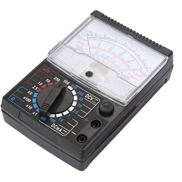 Analog Multimeter ACDC Voltmeter Amperemeter och Ohmmeter för Mätning av Spänning och Ström