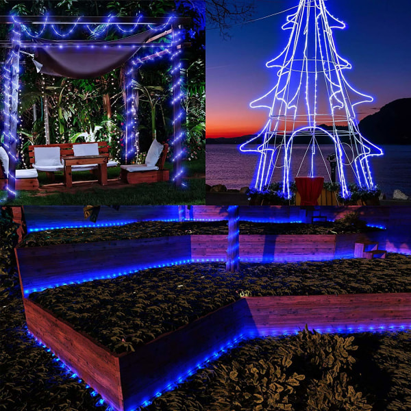 200 LED solcellslingor utomhus, vattentät 72FT solcellslingor för trädgårdshem bröllopsfest julbelysningsdekorationer
