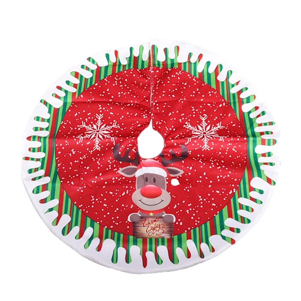 Juletræsfodbetræk, Rundt stof (80 cm diameter)