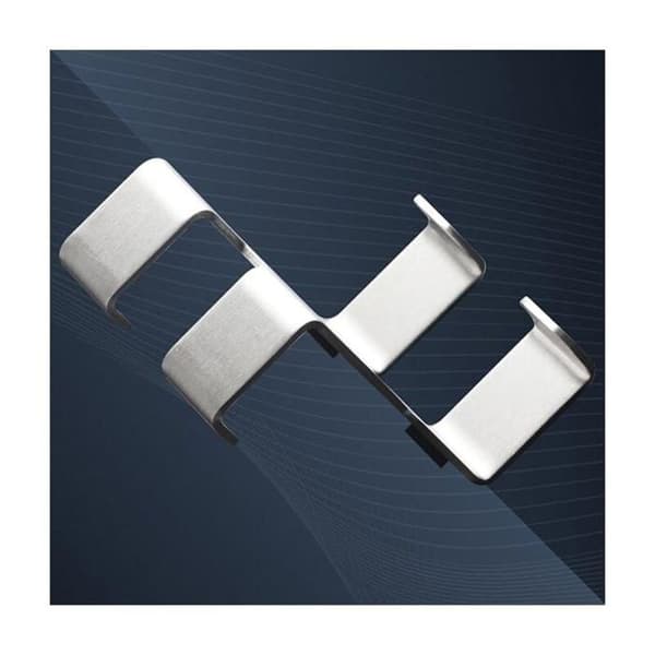 Rostfria Över Dörrkrokar Icke-borrande för Sovrum och Kök 5-pack Silver YYV