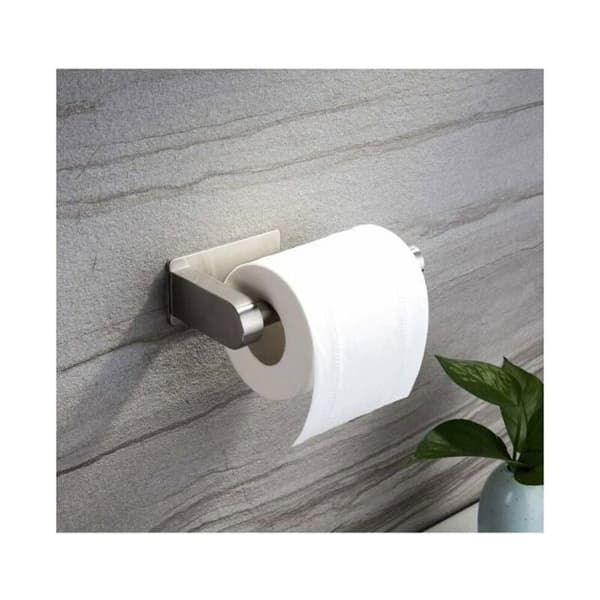 Selvklæbende toiletpapirholder vægmontering rustfrit stål uden boring