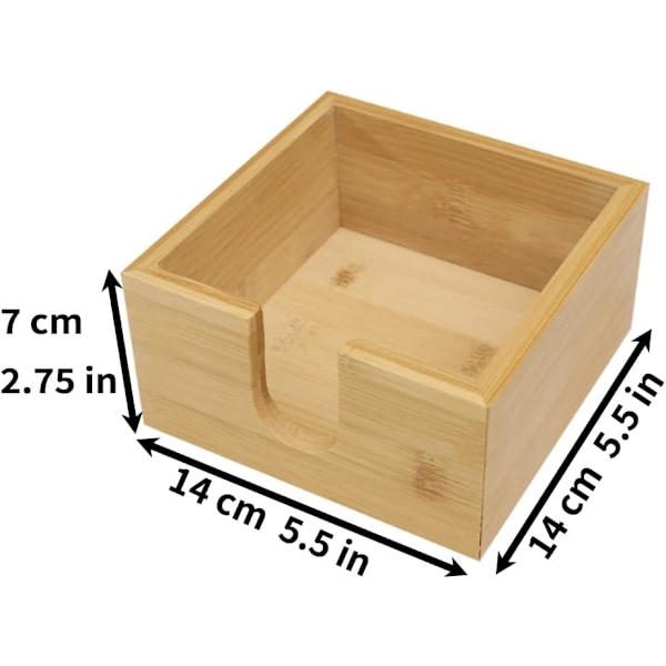 Servietboks, kan indeholde 11,5 cm servietter, miljøvenligt side-træk servietdesign, velegnet til kontorborde, stuer og spisestuer