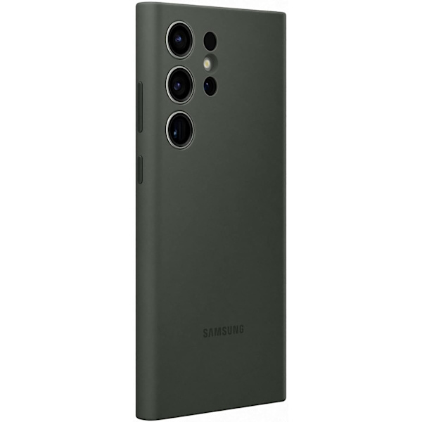 Passer til Samsung Galaxy s23ultra silikoneetui, behagelig følelse, anti-fald dark green S23 Ultra