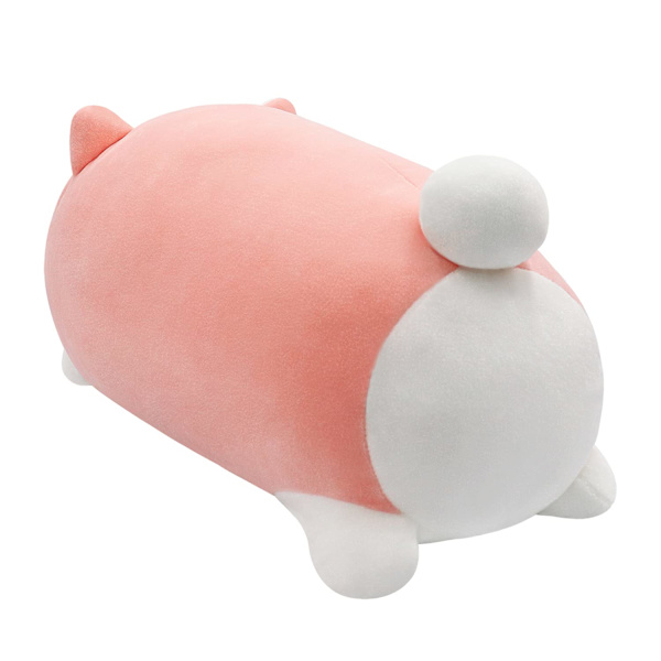 Fylt dyreleke katt, gaver til gutter og jenter (rosa katt, 30 cm)
