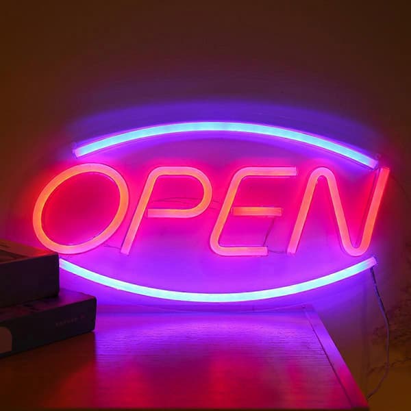 Neon Åpent Skilt For Butikk