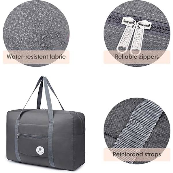 Kabinekuffert Under Sædet Foldbar Rejse Duffel Taske Tote Håndtaske Carry On Overnight Bagage til Kvinder Mænd