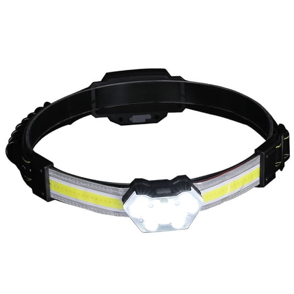 Oppladbar LED-hodelykt, superlys, justerbar, lett