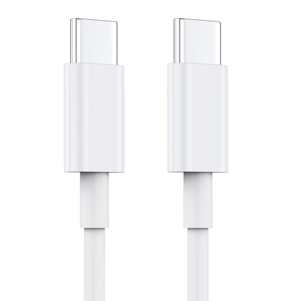 1M USB-C-latauskaapeli iPhone/Samsungille (USB-C - USB-C)