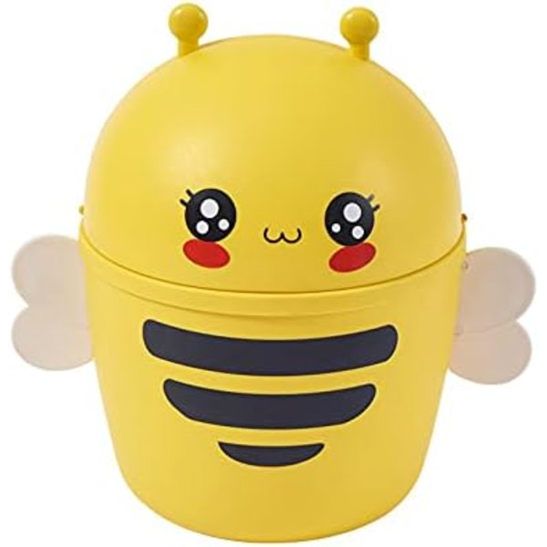 Mini skrivbordspapperskorg med lock lIttle Bee