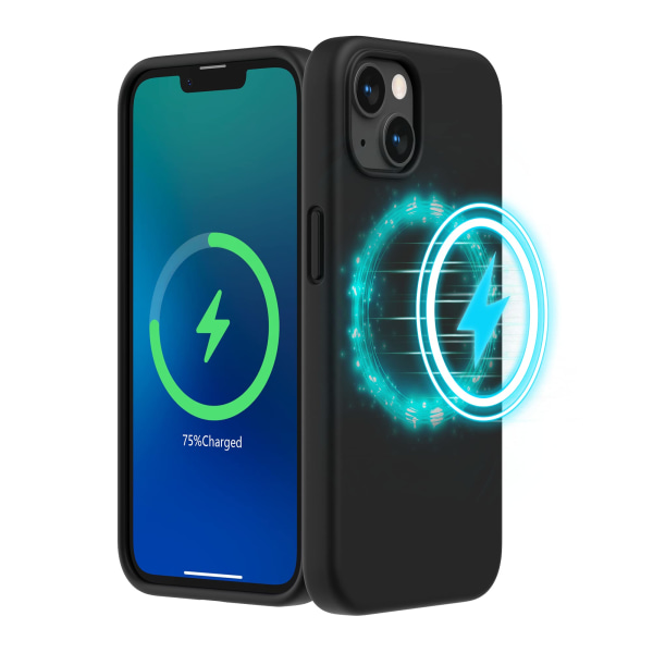 Magnetisk Etui Designet til iPhone 13 Etui (Sort)