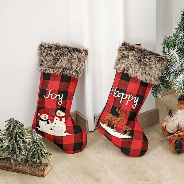 Julstrumpor Stora 18 tum 4 st Kits