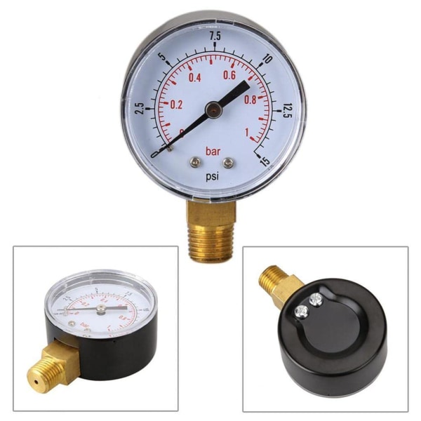 Vandtryksmåler Trykmåling er 0~15psi eller 0~1bar