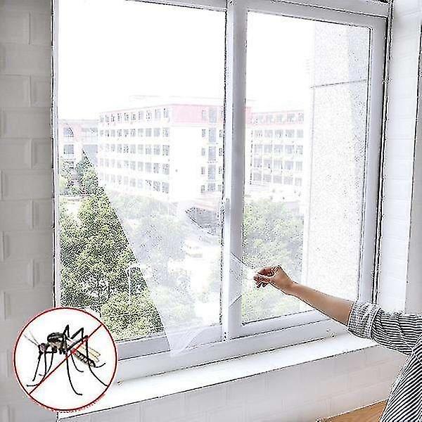 Mosquito net / Insect net for window - 130x150cm - Cutable - Mosquito White