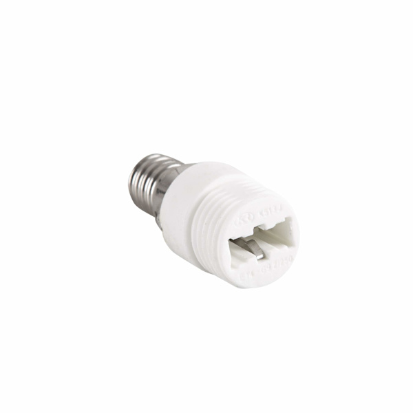 2-pakning E14 til G9 keramisk sokkeladapter for LED, halogenpære