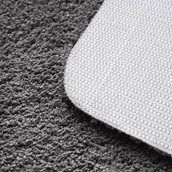 Tepper Badematte Baderomsteppe Sengmatte Antislipp Badematte Badematte Absorberende Dusjmatte Vaskbar Dørmatte for Stue Soverom Bad 50 x 80 cm