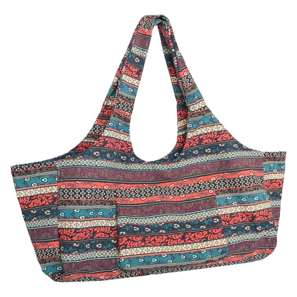 Large Capacity Bohemian Ethnic Style Yoga Bag with Pockets