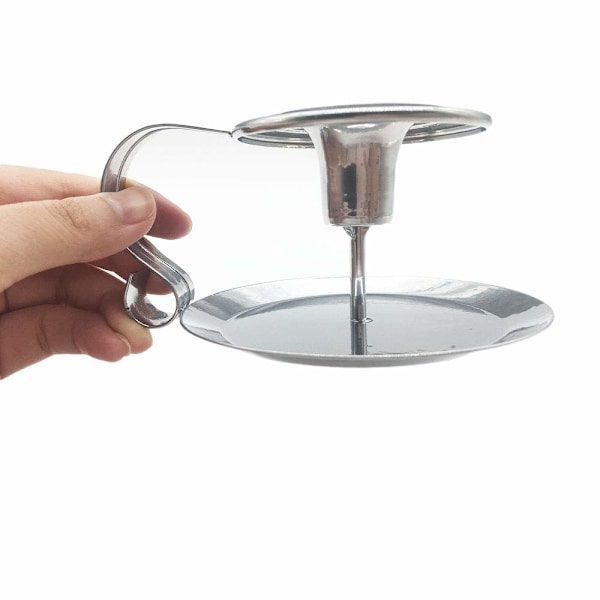 2-pack smidesjärnsljusstakar
