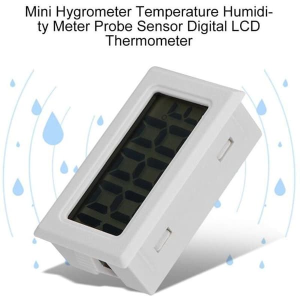 LCD Digitalt Termometer Mini Temperaturmåler Probesensor Digitalt LCD Termometer YYV