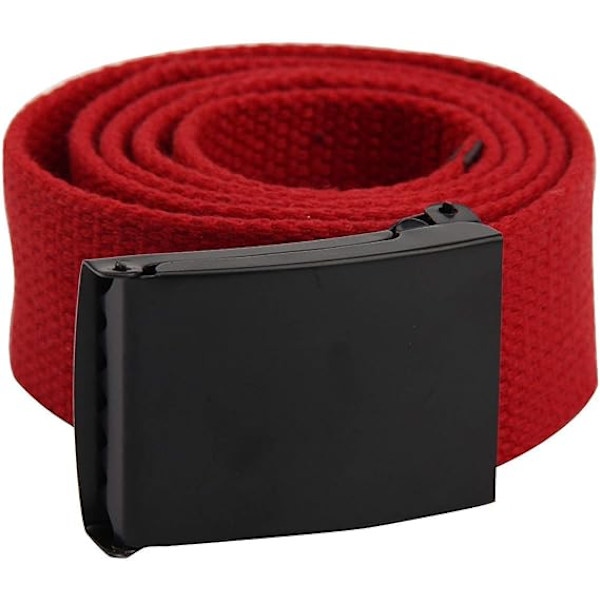 Trimming Shop Unisex Webbing Bälte Webbat Canvas Rem Metall Spänne ...